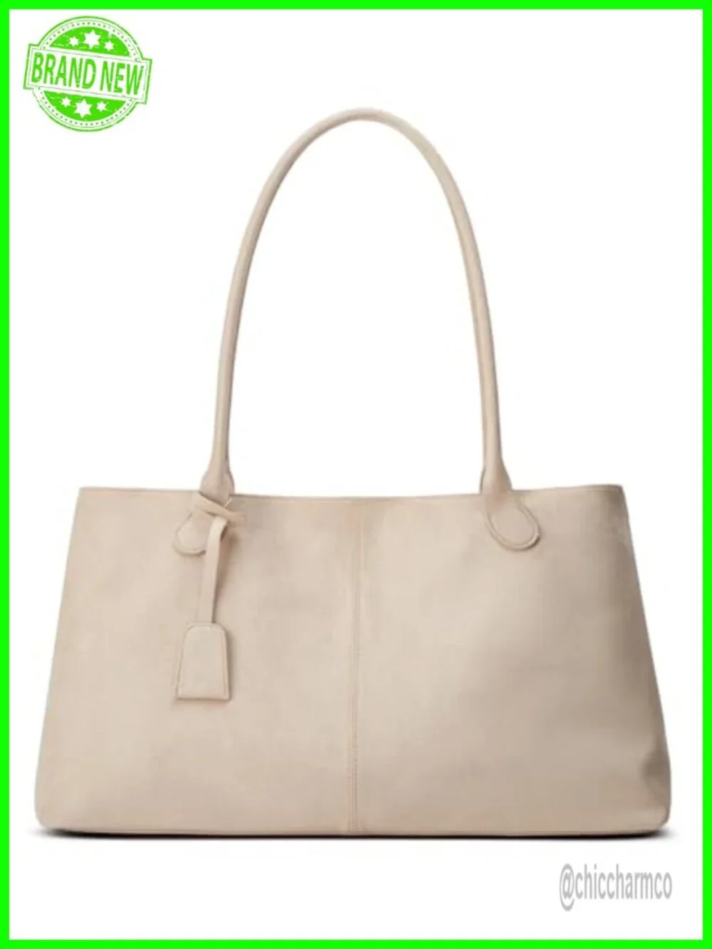Faux Suede Large Capacity Hobo Tote Shoulder Bag